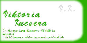 viktoria kucsera business card